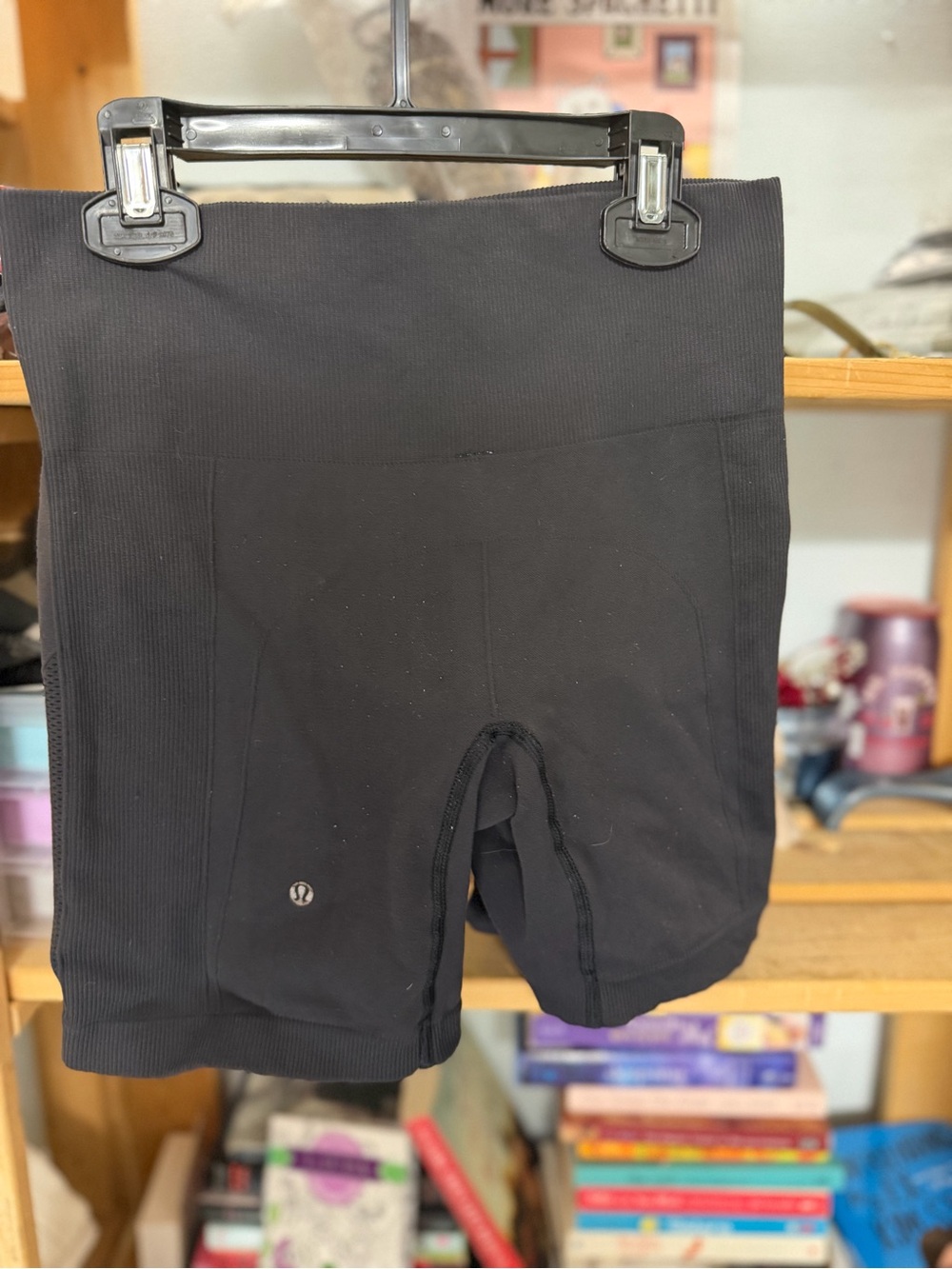 lululemon athletica Black Seamless High-Waist Bike Shorts